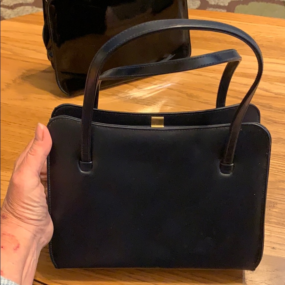 Theodor California bag. Dark navy blue handbag VG